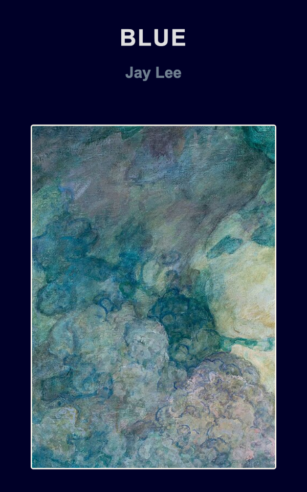 Cover image of the paperback version of Blue.